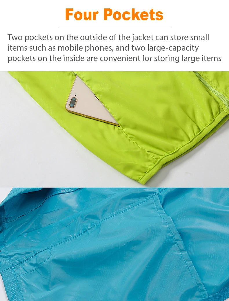 Unisex Waterproof Windbreaker jacket