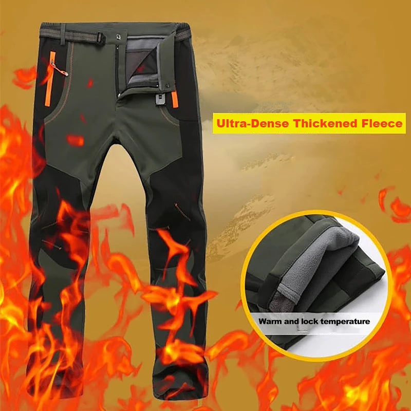 Unisex Waterproof Thermal Cargo Trousers