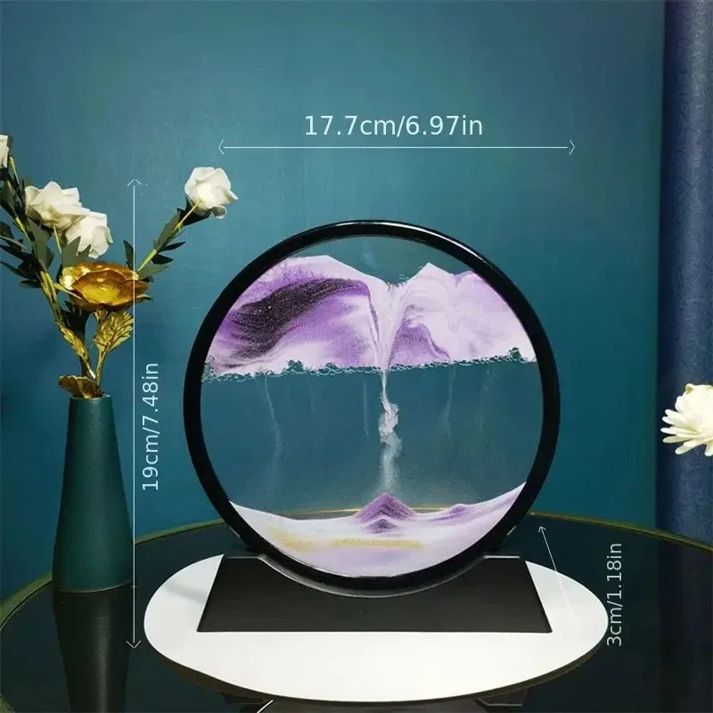 Quicksand Hour glass decor
