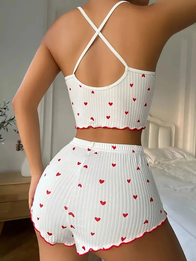 Heart Print Loungewear