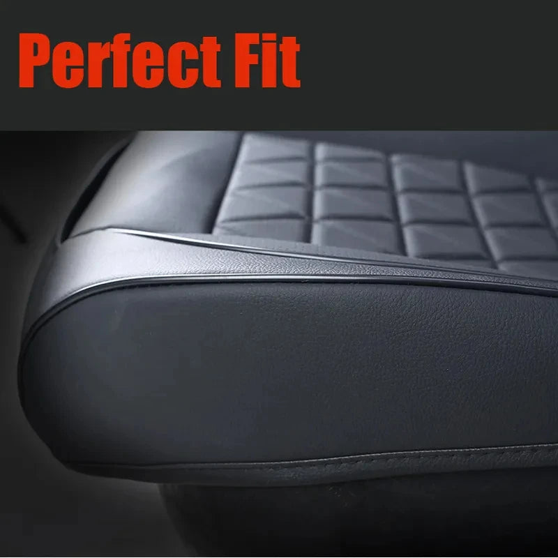 Plush Leather Seat Cover