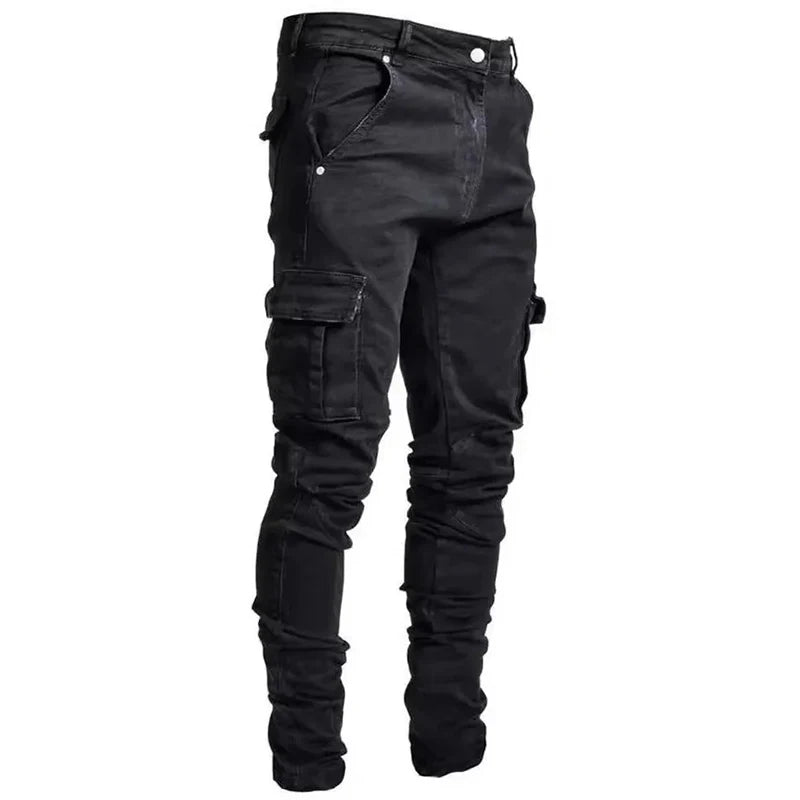 Stretchable Cargo Jeans