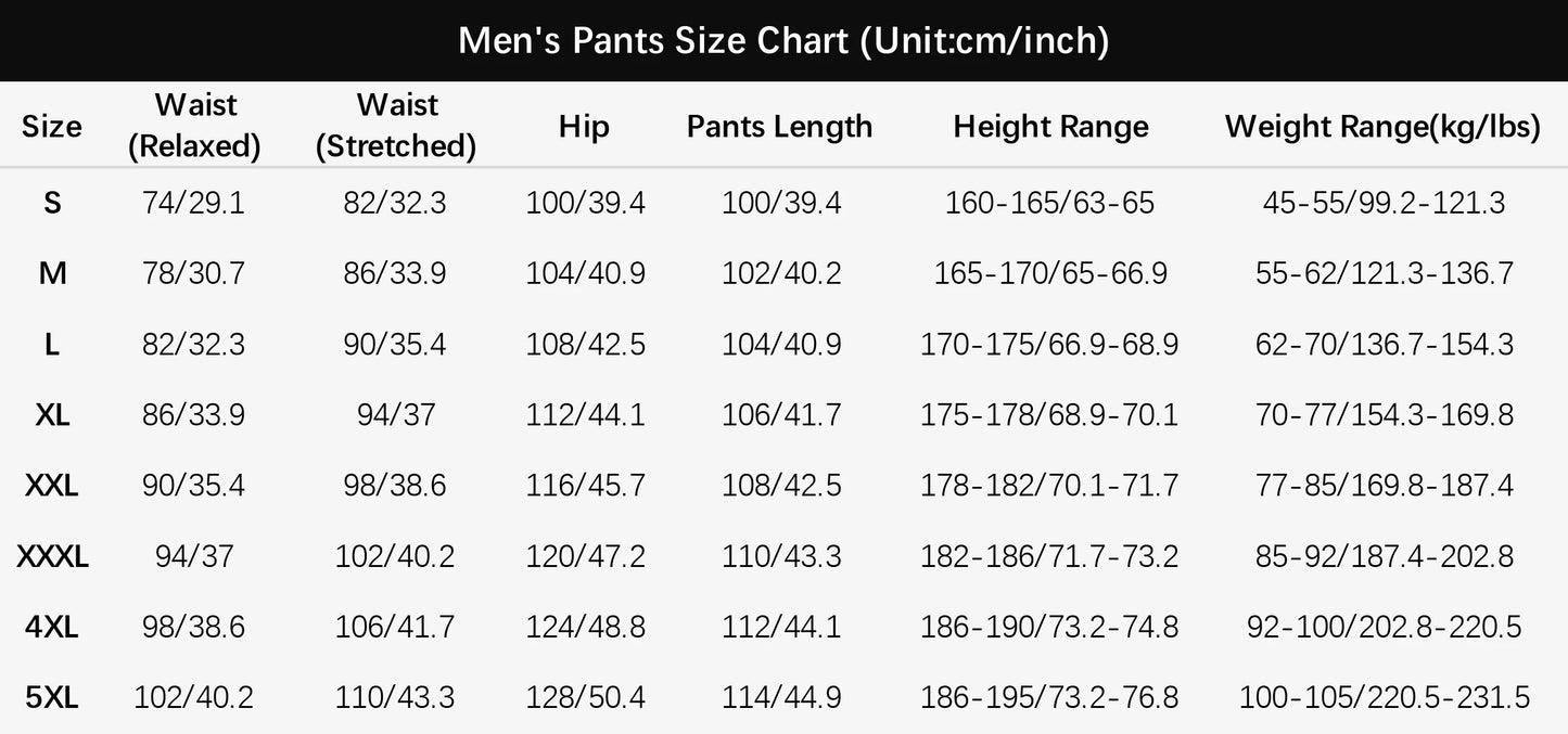Unisex Waterproof Thermal Cargo Trousers