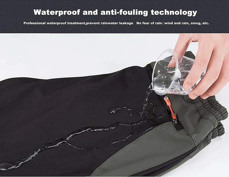 Unisex Waterproof Thermal Cargo Trousers