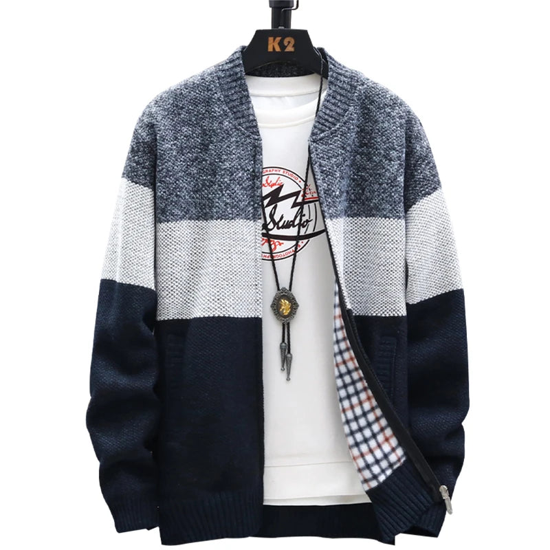 Striped Fleece Sweater