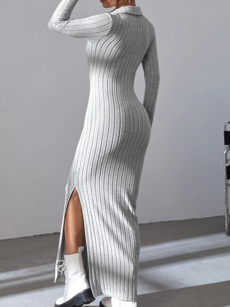 Stylish V-neck Dress