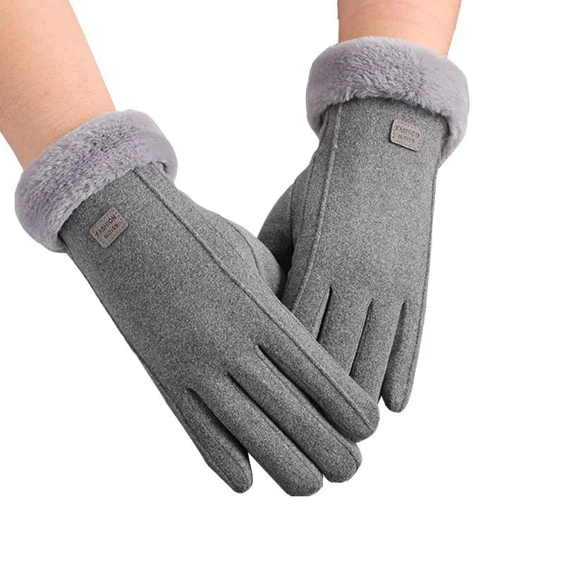 Cute Furry Warm Mitts