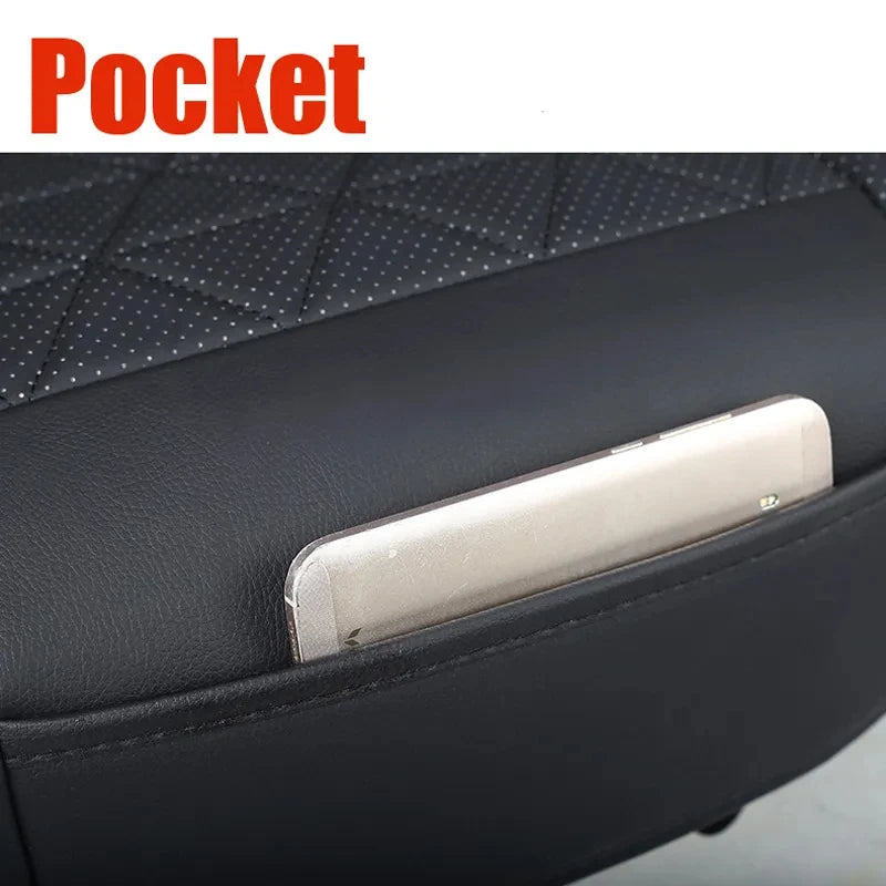 Plush Leather Seat Cover
