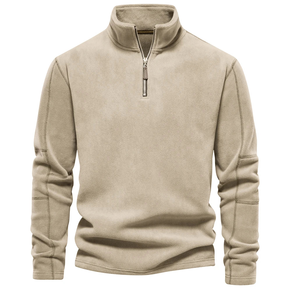 Thick Fleece Zipper Jumper
