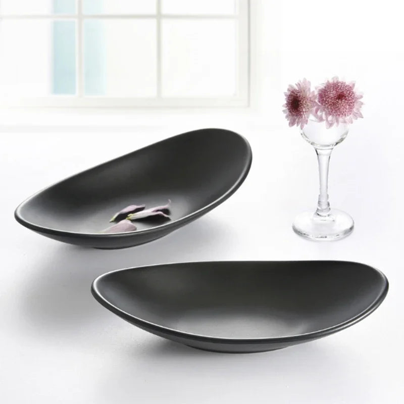 Sleek Black Key Bowl