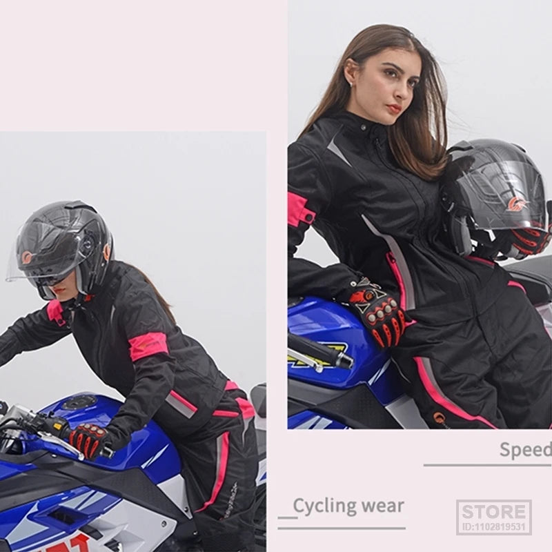Women Protective, Waterproof motorbike jacket