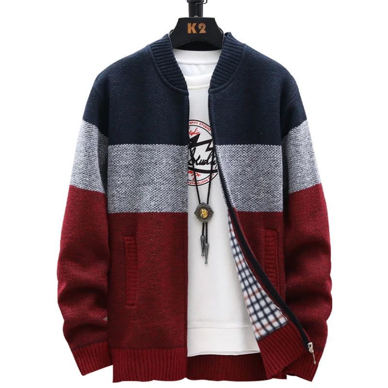 Striped Fleece Sweater