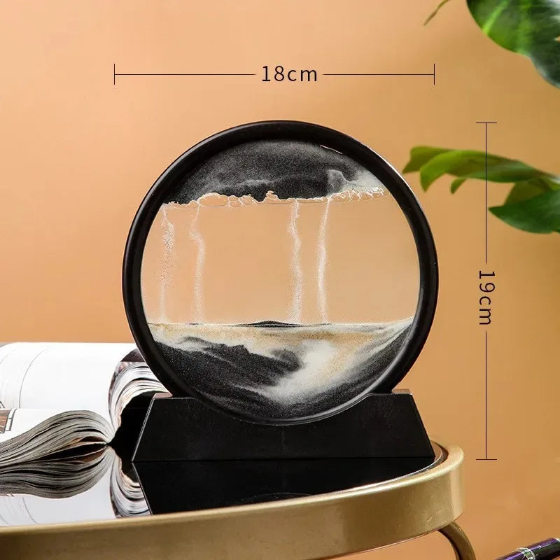 Quicksand Hour glass decor