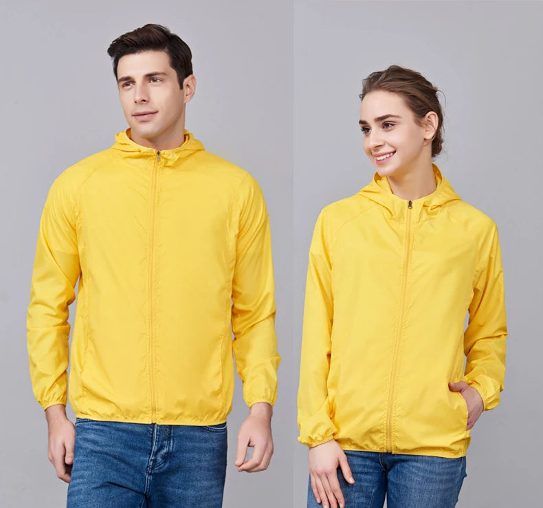 Unisex Waterproof Windbreaker jacket