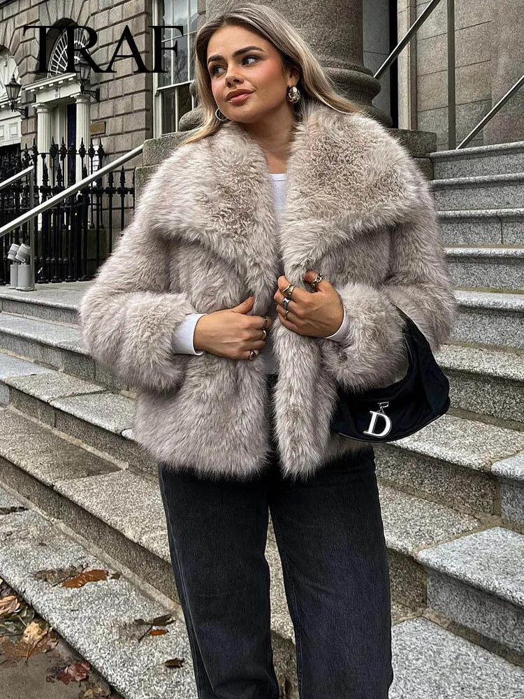Cropped Fur Coat