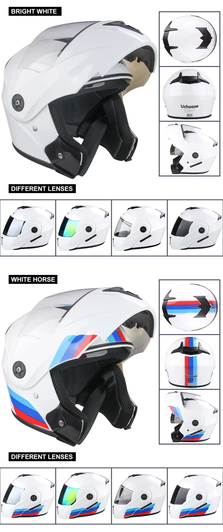 DOT Motorcycle Helmet