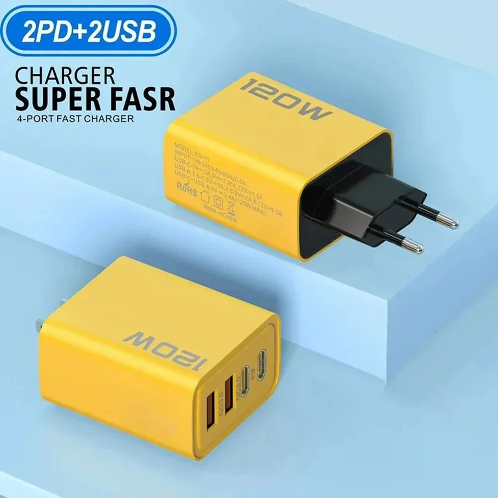 4 Ports Charger Plug