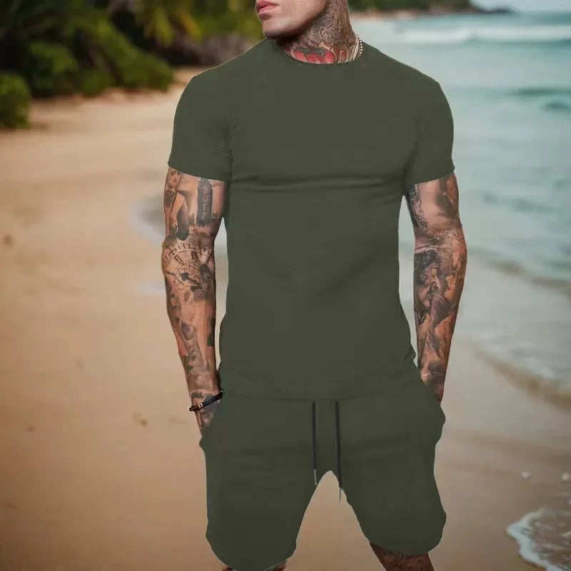Fashionable Tee & Shorts Combo