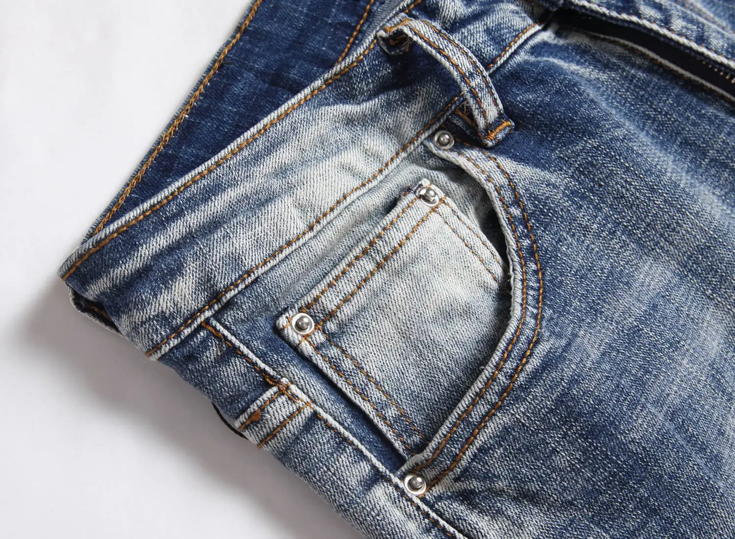 Slim Fit Ripped Jeans