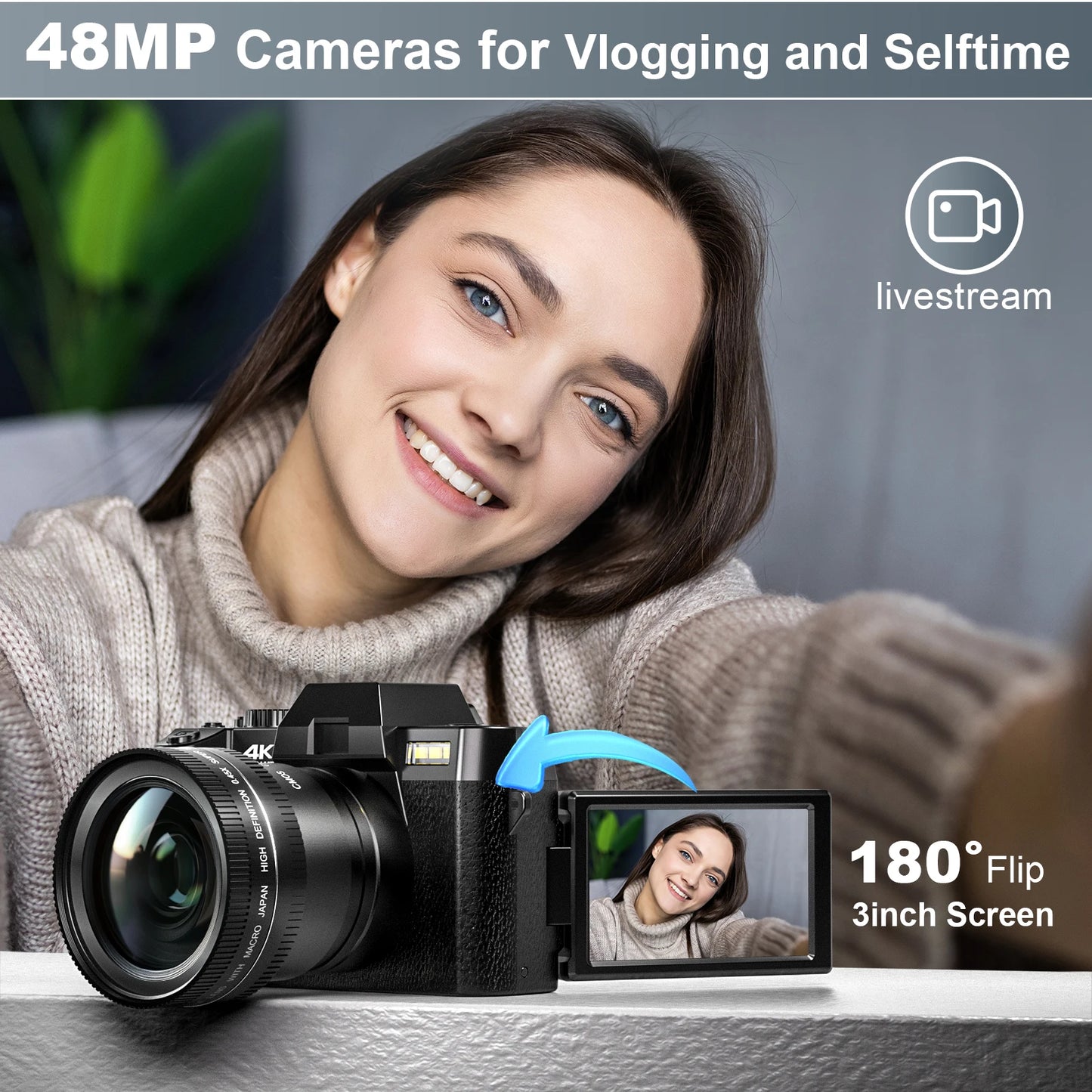 4K Digital Photography Camera