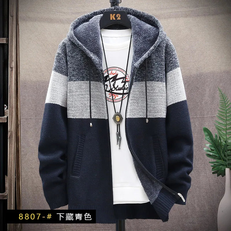 Striped Fleece Sweater