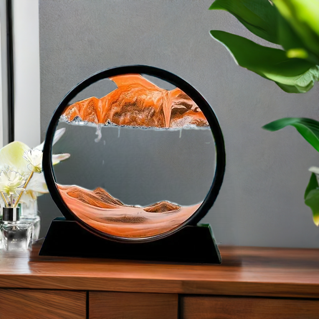 Quicksand Hour glass decor