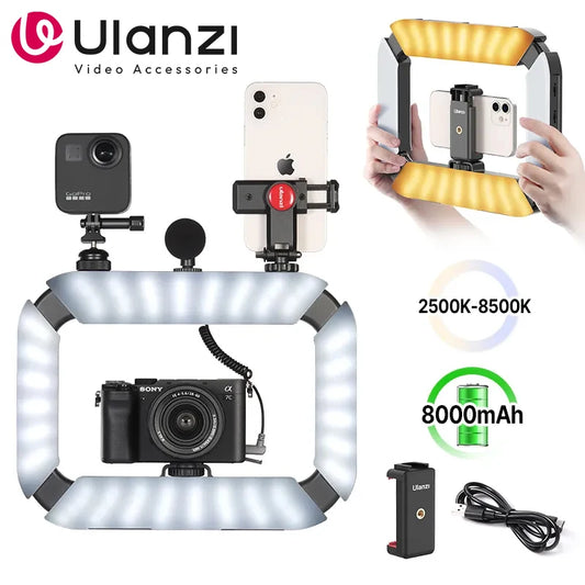 2in1 LED Light and Camera Holder