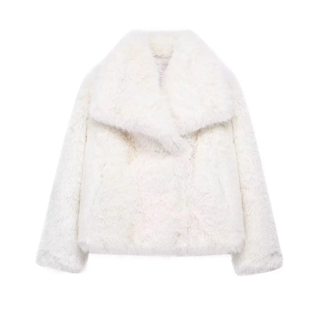 Cropped Fur Coat