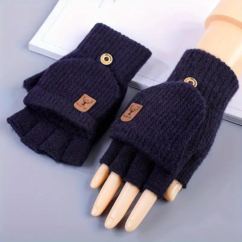 Thick Knitted Gloves