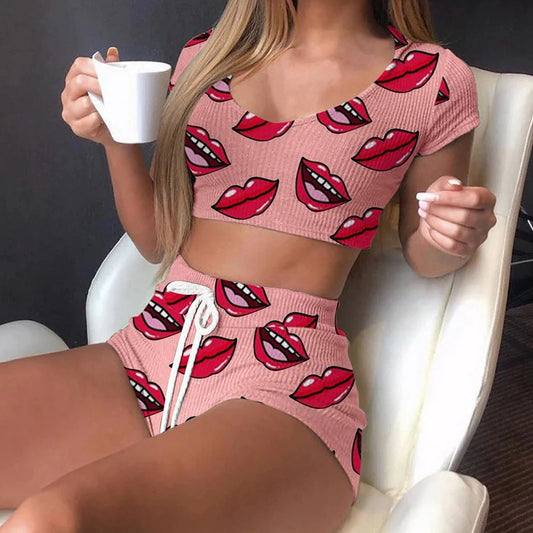 Lip Print Loungewear