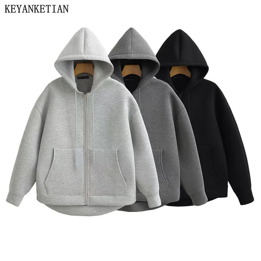 Oversized Zip up Hoodie