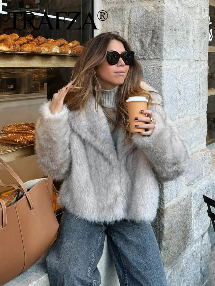 Cropped Fur Coat