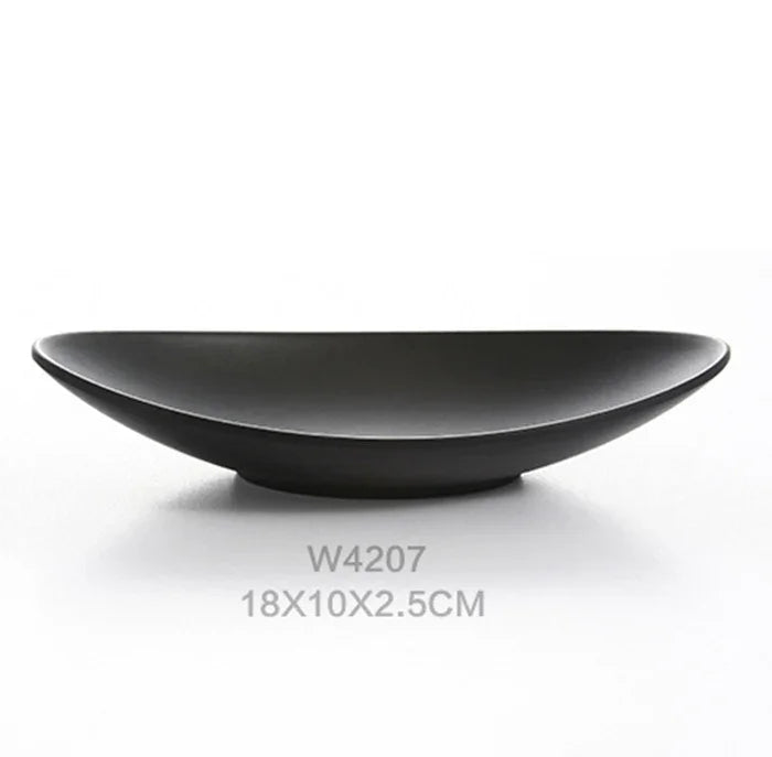 Sleek Black Key Bowl